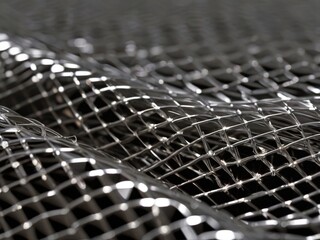 metal grid background