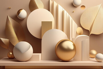 Geometryczna Harmonia: Minimalistyczna Abstrakcja