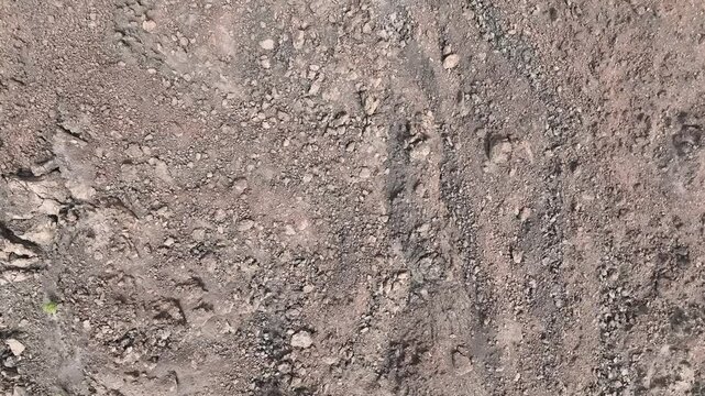 Drone video of Basalt rocks around the teide of Tenerife