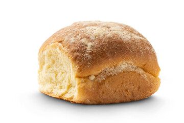 Sweet bun isolated on transparent background