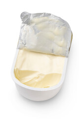 Processed cheese isolated on transparent background
