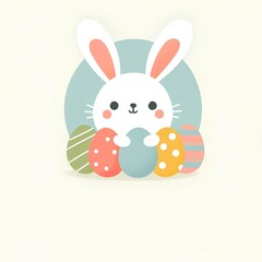 Obraz premium Happy Easter Day illustration
