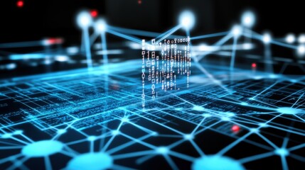 Innovative data visualization techniques digital space technology insights virtual environment abstract perspective future trends