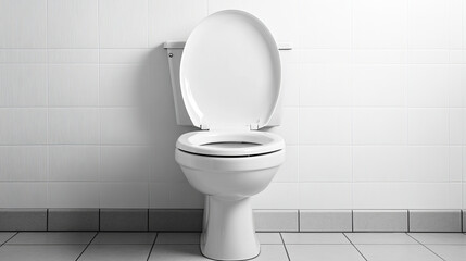 Toilet bowl and seat vector toiletries flush and bathroom ceramic equipment or sanitary toilette in wc closet illustration set of lavatory with toiletware isometric icons isolated on white background