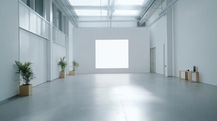 Obraz premium Inaugural ceremony for a new business incubator with startups presenting ideas. Featuring growth and entrepreneurship