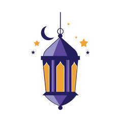 Fototapeta premium colorful vector lantern art illustration