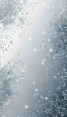 Light gray shiny silver background texture and sparkle paper for Christmas party, seasonal greetings, wedding decor design elements, abstract art.