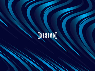 Digital technology futuristic blue background. Abstract futuristic wave lines background with blue light effect. Suitable for covers, posters, websites, brochures, flyers, banners, presentations, etc.