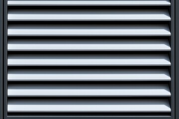 Obraz premium Modern Architectural Aluminum Ventilation Louvers Exterior Wall Detail Close up