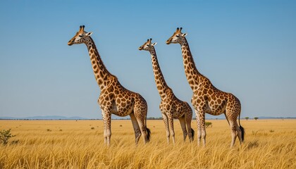 Obraz premium giraffe in the savannah