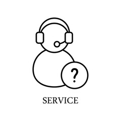 Icon a service, isolated against a clean background.
