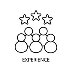 Icon a experience, isolated against a clean background.
