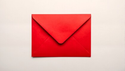 Red Envelopes on a White Background.