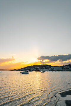 Sunset at Lake Macquarie from Belmont, NSW