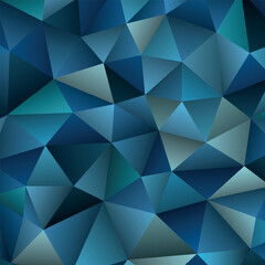 Fototapeta premium Polygonal rainbow mosaic background. Abstract low poly vector illustration. Triangular pattern in halftone style. Template geometric business design with triangle for poster, banner, card, flyer.