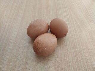 Eggs on the table