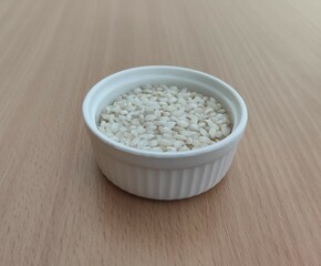 White rice on the table