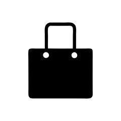 shopping bag vector on white background