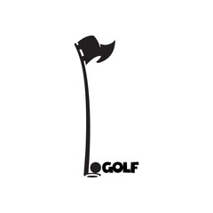 Golf logo design vector template, Logo of golf championship illustration, Creative icon, design concept