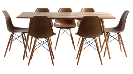 Rustic Wooden Bench with Weathered Finish Isolated on White Background for Decorative or Furniture Use