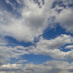 blue sky with clouds