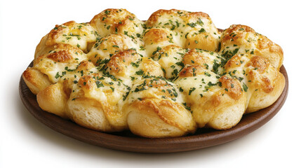 Freshly baked cheesy bread rolls topped with herbs, perfect for sharing
