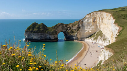 Durdle Door Coastal Beauty in Dorset, England