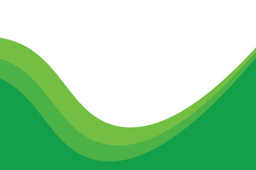 abstract green wave background