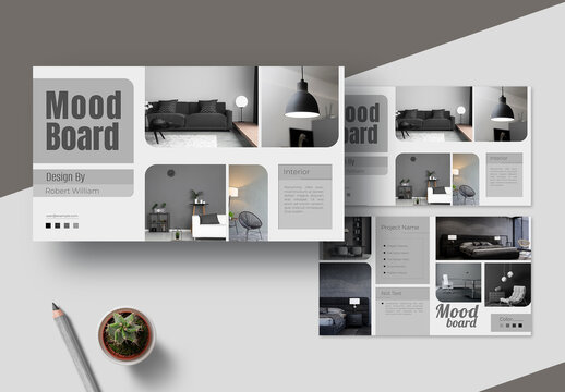 Minimal Interior Mood Board