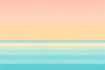 A tranquil blend of peach, yellow, and light blue evoking serene ocean vibes at dawn’s light.