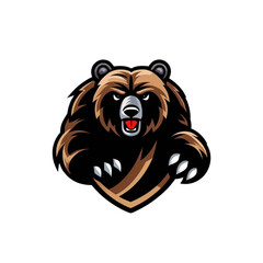 vector illustration of a lbear