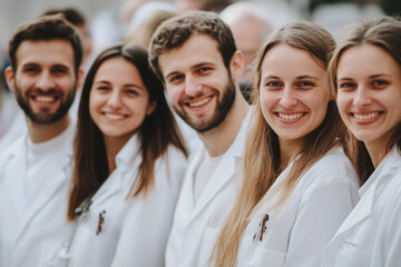 Fototapeta premium Group of hospital people – Ai generative