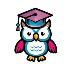 owl teacher with book