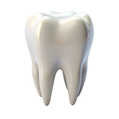 tooth isolated on white