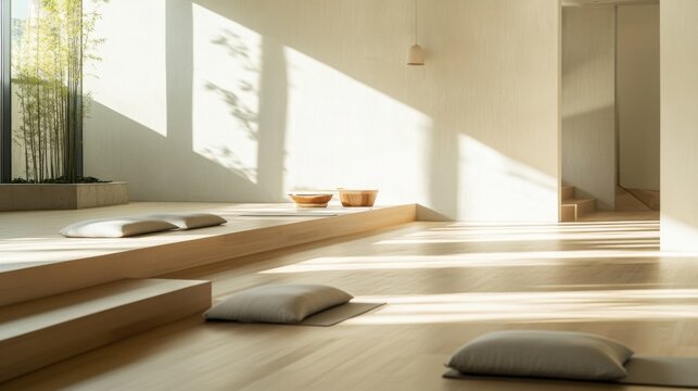 Inaugural ceremony for a new wellness center with guests attending yoga sessions. Featuring health and mindfulness