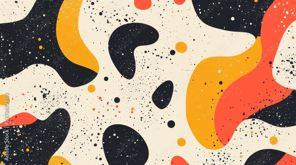 Poster abstract seamless pattern vector abstracting backdrop and waved abstraction wallpaper illustration s
