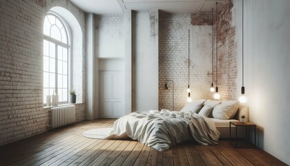 Modern Minimalist Living Room – Cozy Neutral Interior with Elegant Decor.