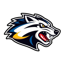 emblem wolf logo