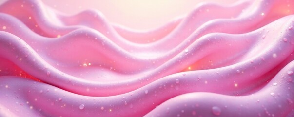 Obraz premium Light pink and peral abstract art liquid marbel background, shinin gradient, modern art