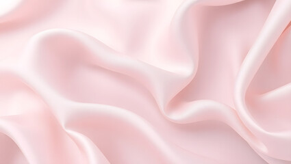 Obraz premium close-up of intricately textured flowing silk fabric in soft