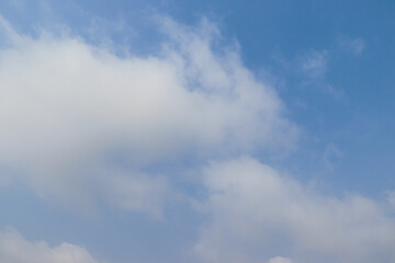 Tranquil Skies with Soft White Clouds
