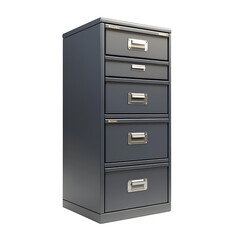 file cabinet Advertisement isolated on white background full depth of field 