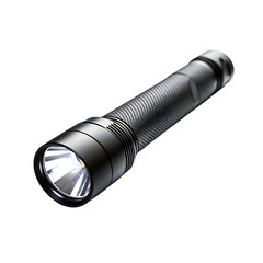 flashlight Advertisement isolated on white background full depth of field 