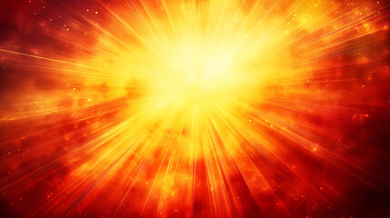 Obraz premium Fiery Light Burst Abstract Background for Energy, Celebration & Digital Design | Ideal for Websites & Branding, digital design, event promotions, website backgrounds, festival themes, celebration