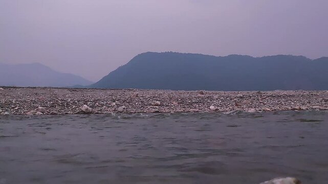 Torsa river valley in Cooch Behar, West Bengal, India in May 2024....