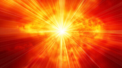 Fototapeta premium Fiery Light Burst Abstract Background for Energy, Celebration & Digital Design | Ideal for Websites & Branding, digital design, event promotions, website backgrounds, festival themes, celebration