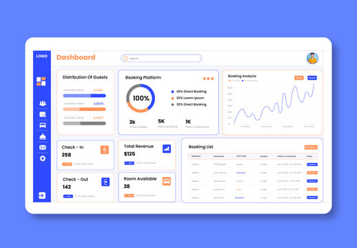 Hotel Management Dashboard