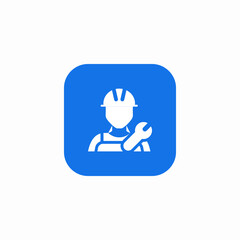 service worker icon sign vector