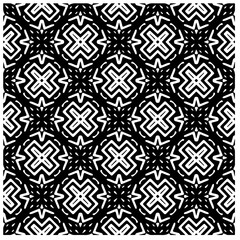  Abstract texture for fabric print, card, table cloth, furniture, banner, cover, invitation, decoration, wrapping. Seamless repeating pattern.  Black and white color. Carpet pattern texture.