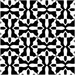  Abstract texture for fabric print, card, table cloth, furniture, banner, cover, invitation, decoration, wrapping. Seamless repeating pattern.  Black and white color. Carpet pattern texture.